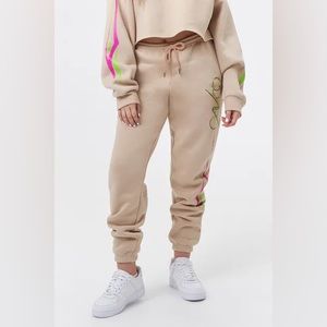 CNCO Forever 21 tan sweatpants